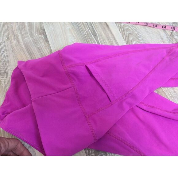 Free People Movement Leggings Women's Small Hot Pink Cropped - Picture 6 of 12